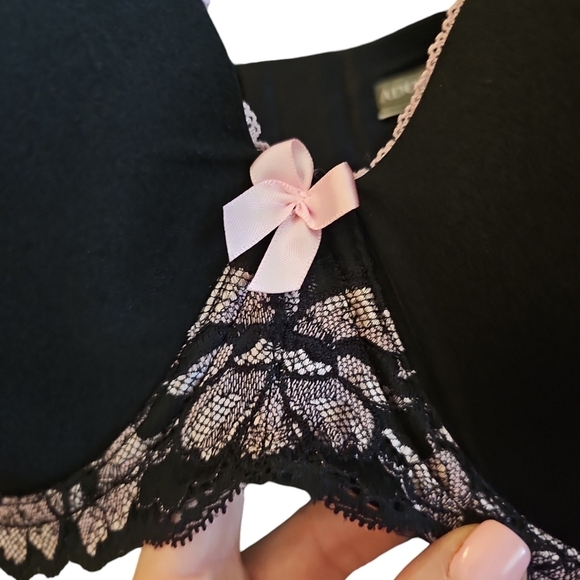 Adore Me Black sweet lilac sz 46 DD underwire bra new WL295 - Picture 4 of 7